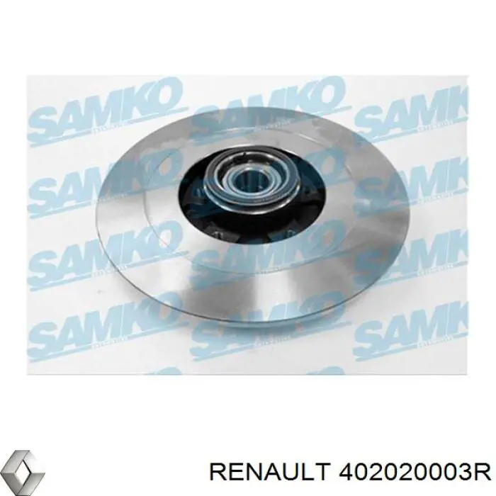 Disco de freno trasero Renault (RVI) 402020003R precio, desde 95,71 EUR