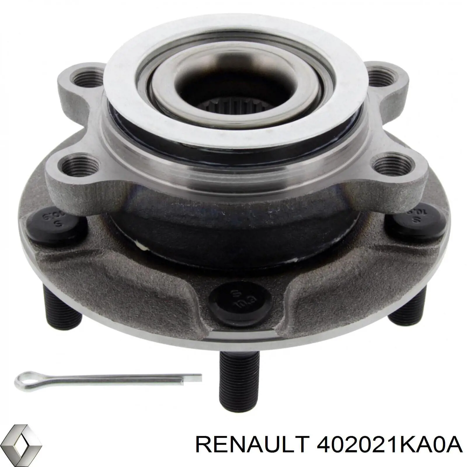 402021KA0A Renault (RVI) cubo de rueda delantero