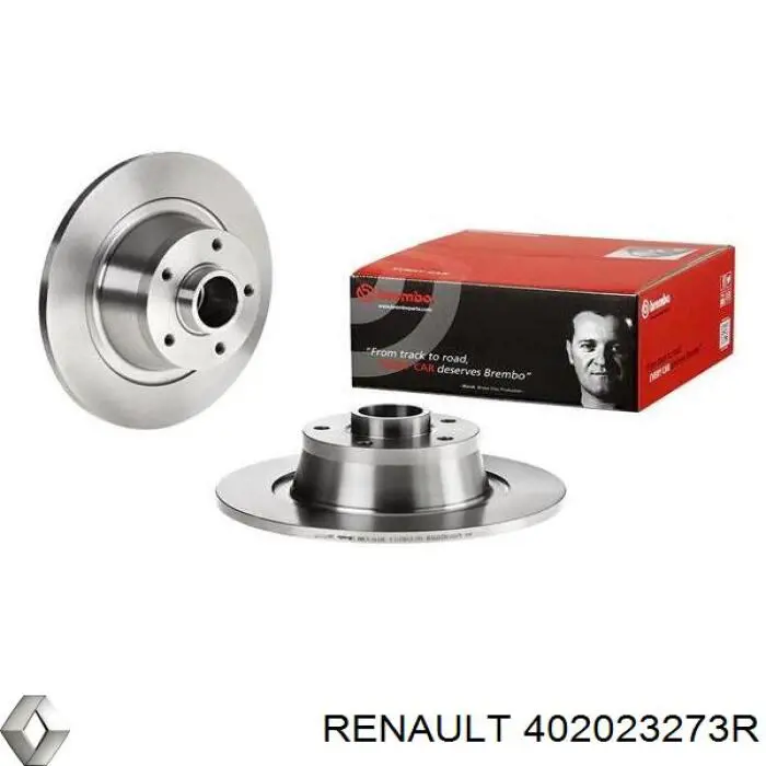 432020021R Renault (RVI) disco de freno trasero