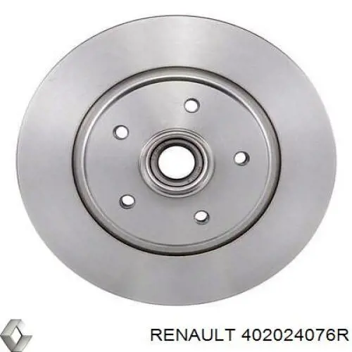 402024076R Renault (RVI) disco de freno trasero