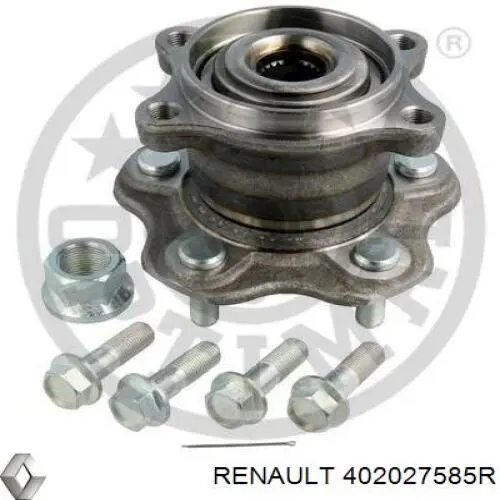 Comprar 402027585R Renault (RVI) Cubo de rueda, Eje trasero