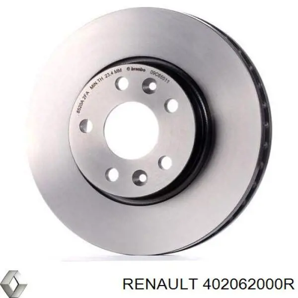 Comprar 402062000R Renault (RVI) Freno de disco delantero
