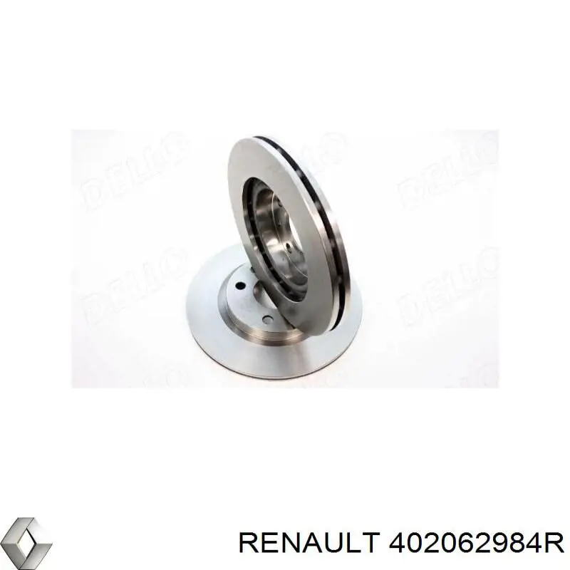 402062984R Renault (RVI) disco de freno delantero