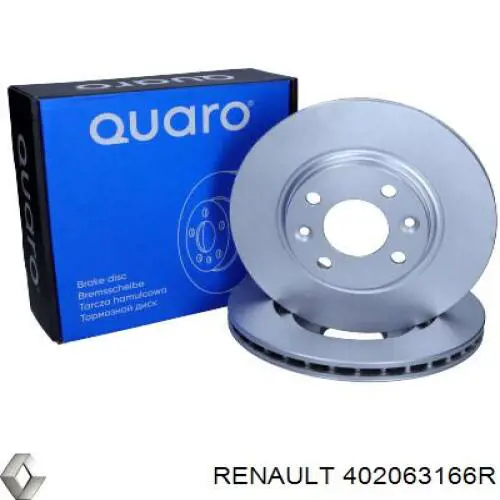 Disco de freno 402063166R Renault (RVI)