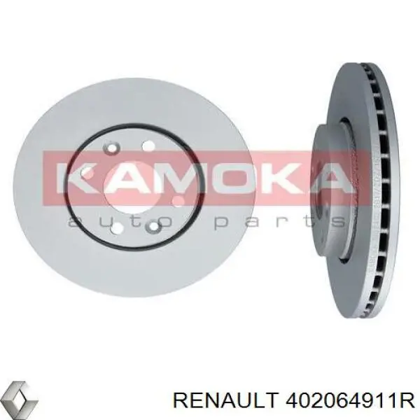 402064911R Renault (RVI) disco de freno delantero
