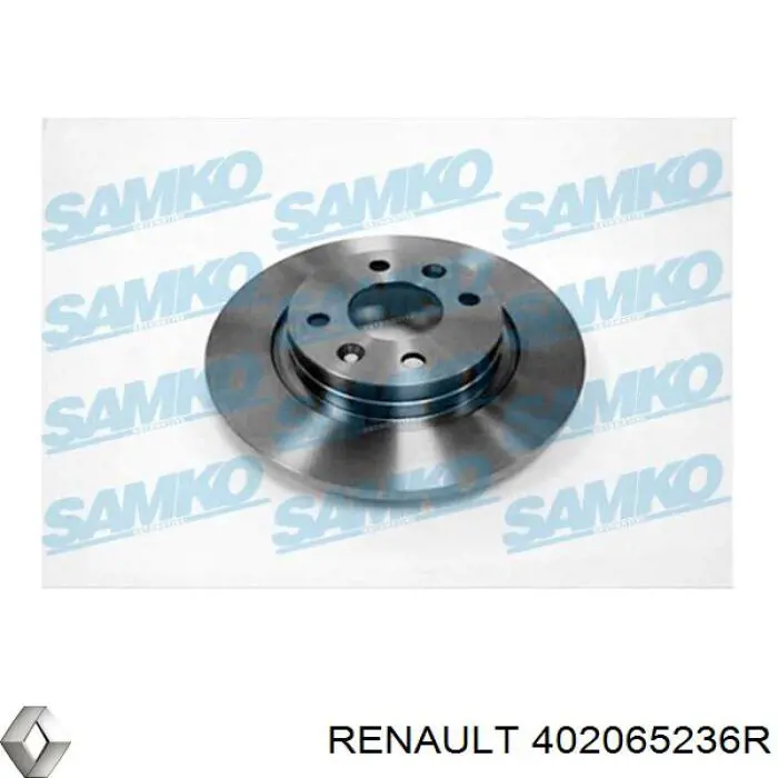 Frenos delanteros Renault (RVI) 402065236R precio, desde 21,95 EUR
