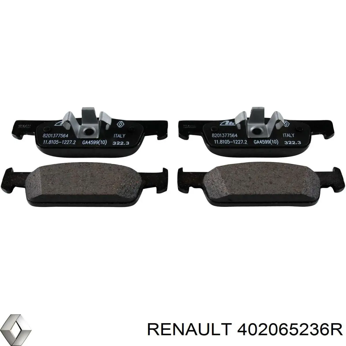 Disco de freno delantero Renault (RVI) 402065236R