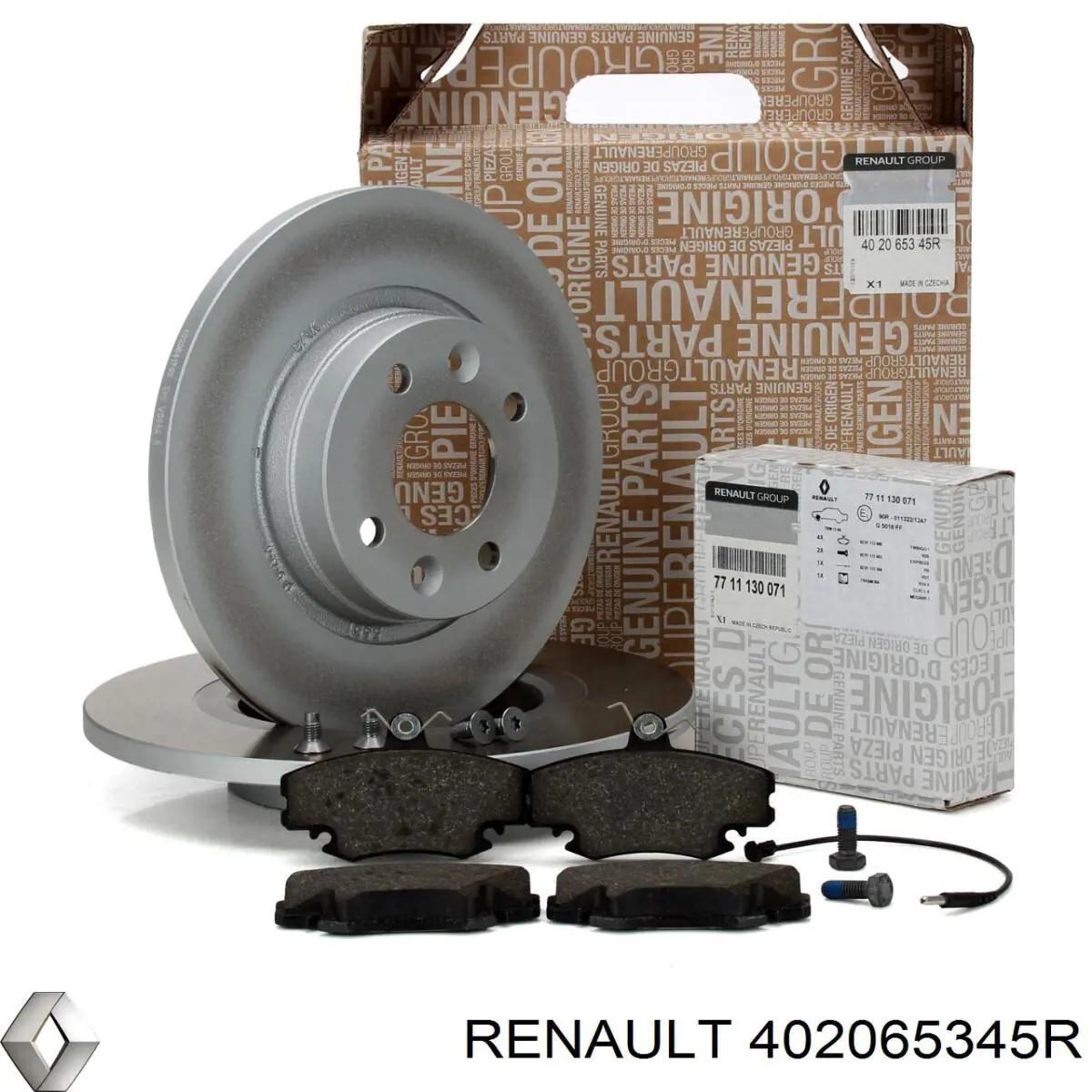 Comprar 402065345R Renault (RVI) Freno de disco delantero