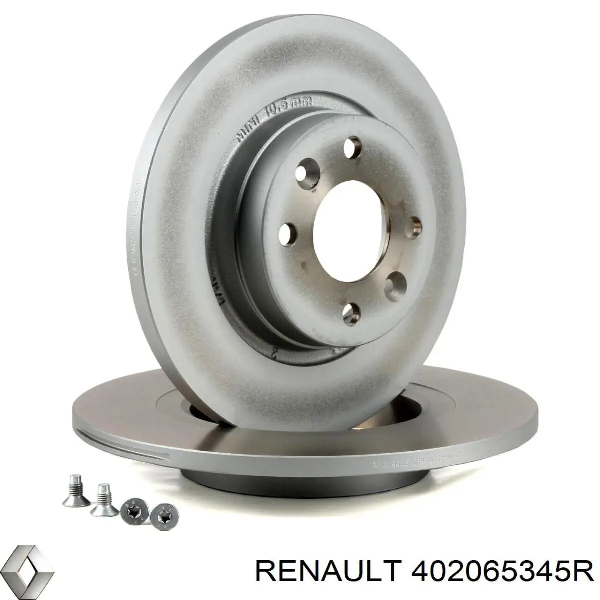 402065345R Renault (RVI) disco de freno delantero