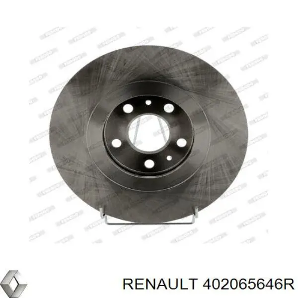 402065646R Renault (RVI) freno de disco delantero