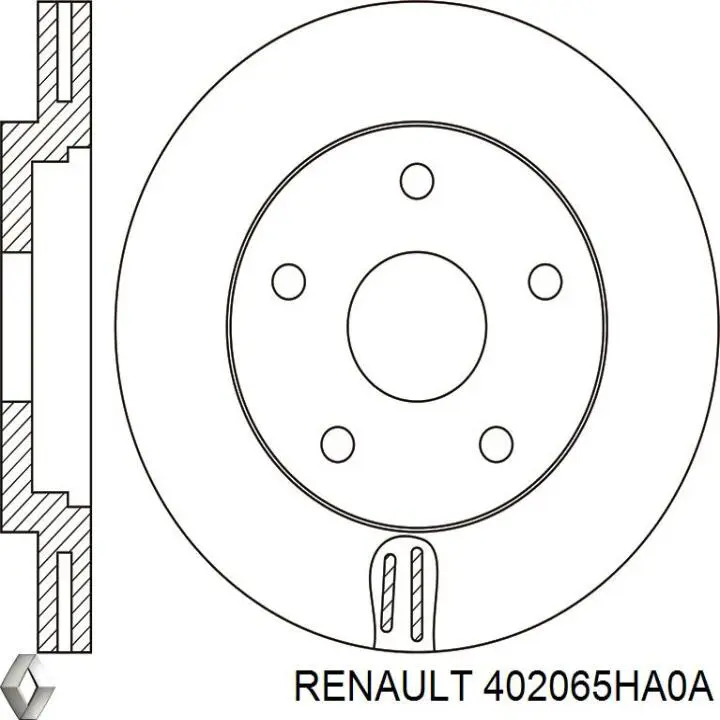 402065HA0A Renault (RVI) Discos
