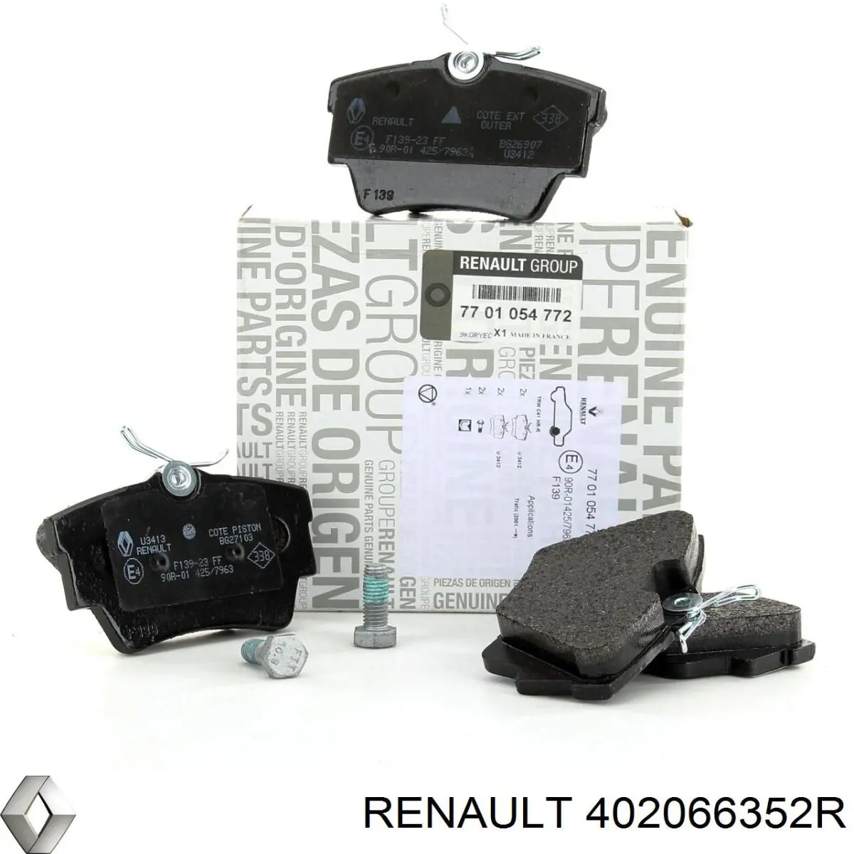 Frenos delanteros Renault (RVI) 402066352R precio, desde 68,29 EUR
