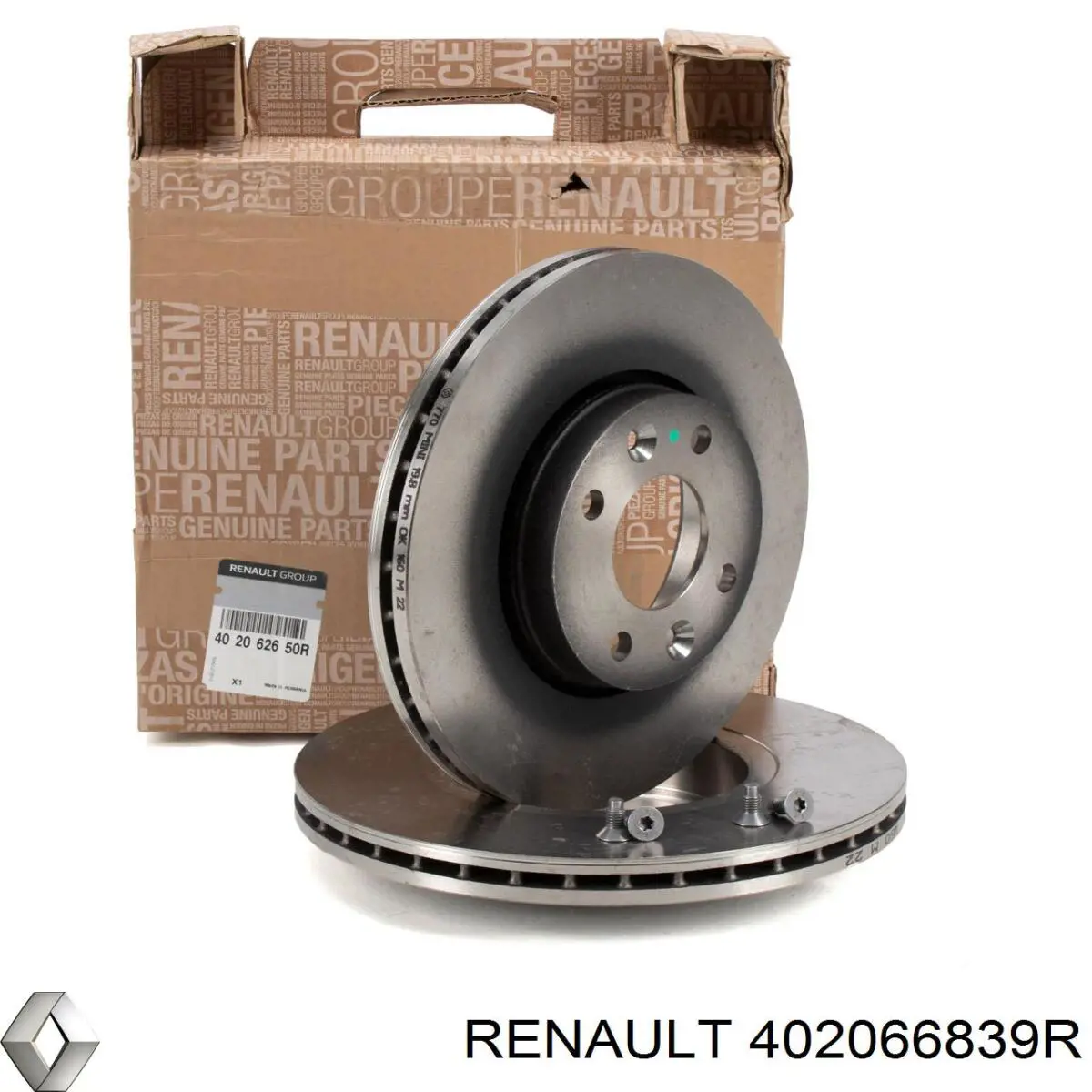 Disco de freno 402066839R Renault (RVI)