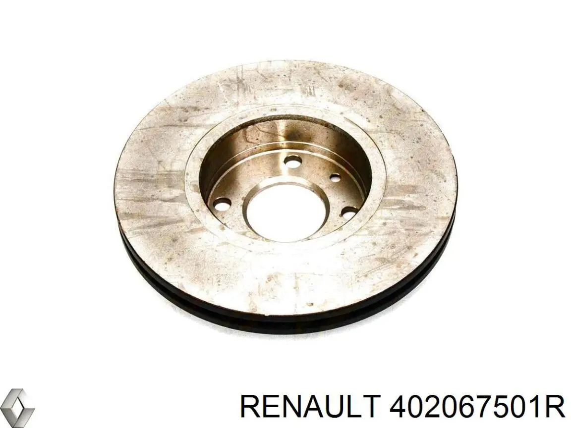 402067501R Renault (RVI) disco de freno delantero