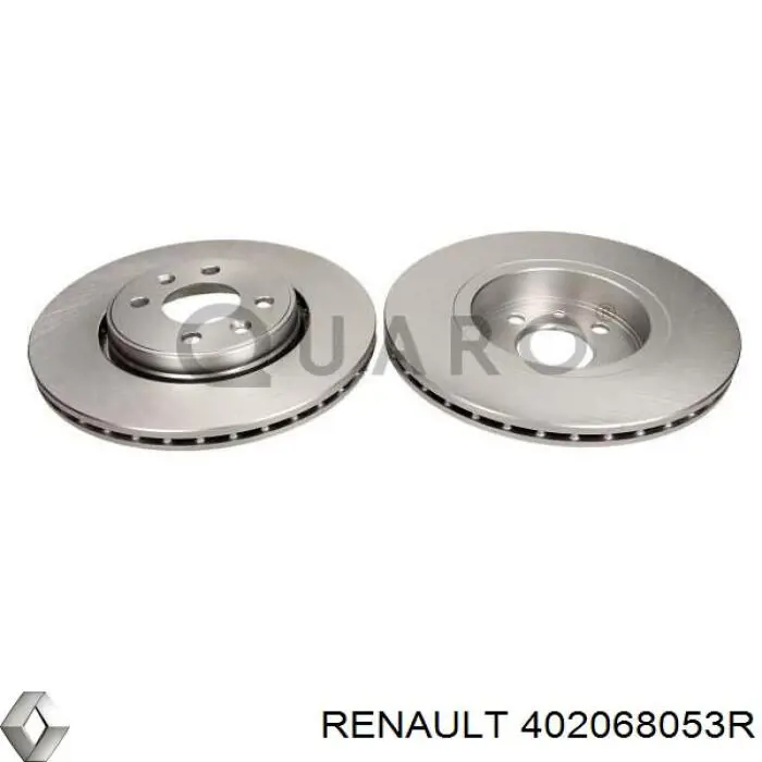 Frenos delanteros Renault (RVI) 402068053R precio, desde 36,11 EUR