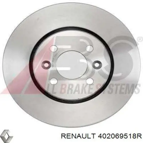 Comprar 402069518R Renault (RVI) Freno de disco delantero