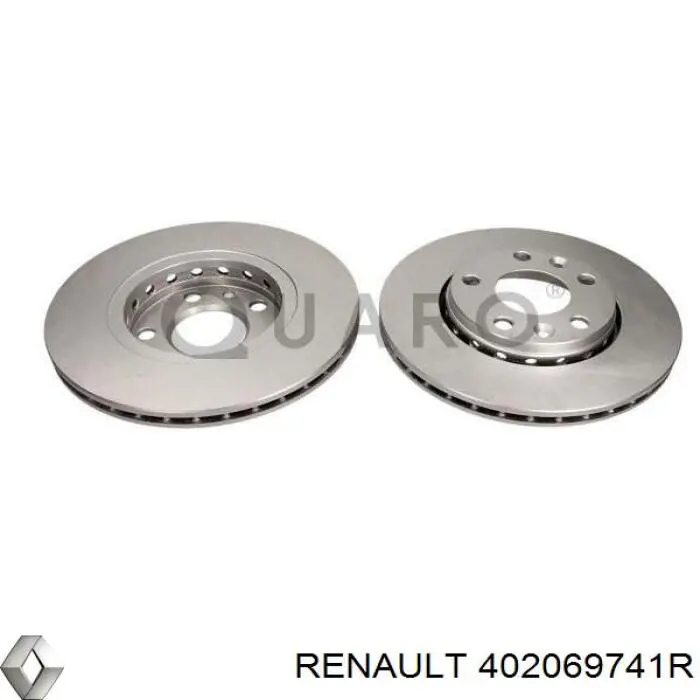 Freno de disco delantero Renault DUSTER 2 HM
