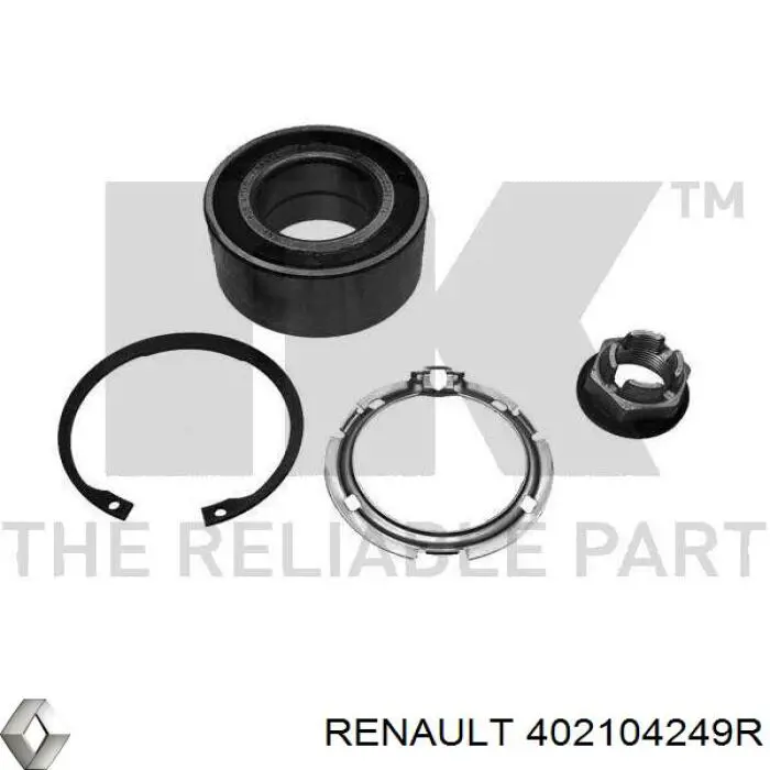 Cojinete de rueda delantero Renault Megane 2 LM0, LM1