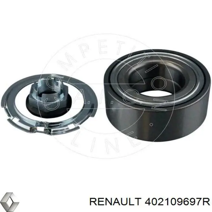 402109697R Renault (RVI) cojinete de rueda delantero