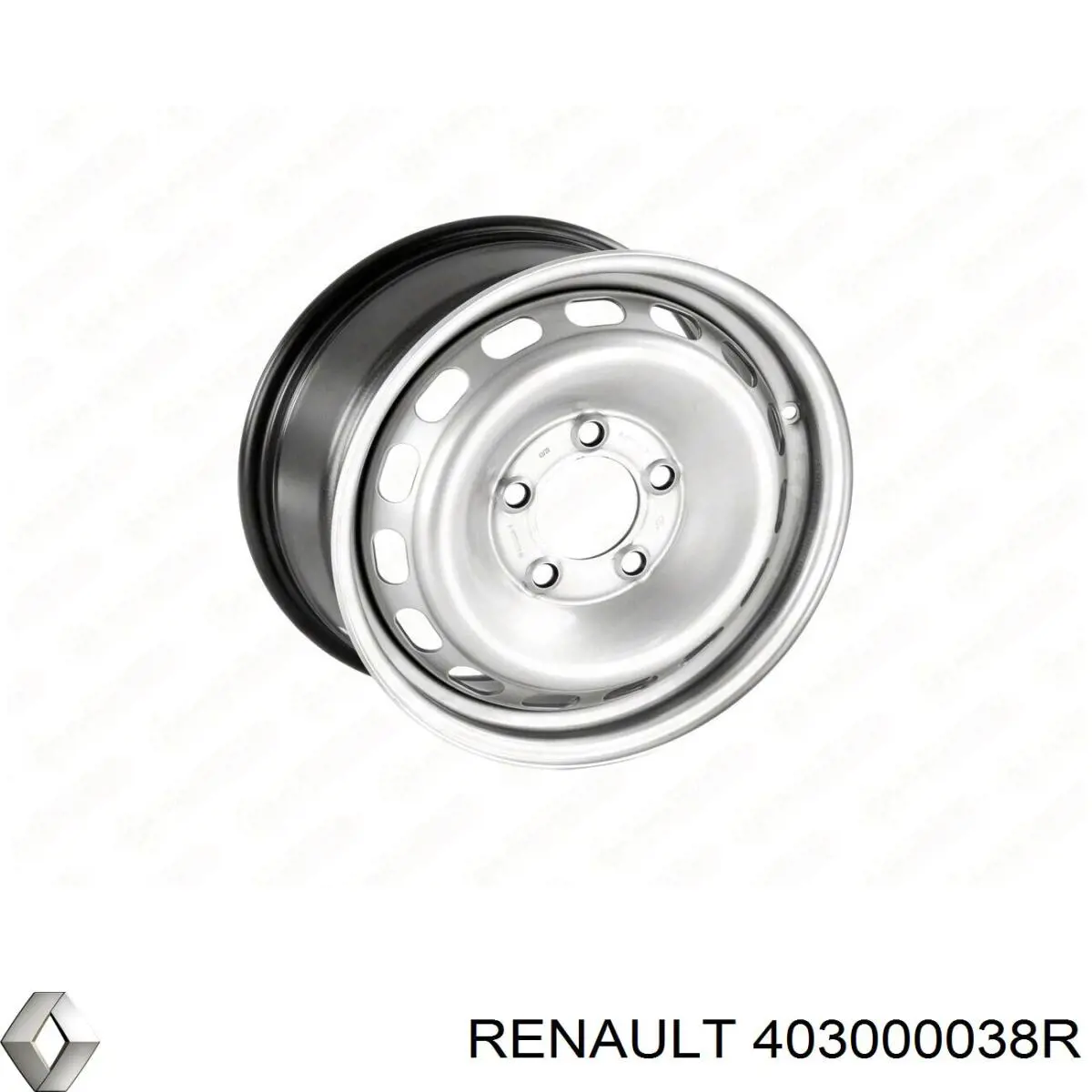 403000038R Renault (RVI) llantas de acero (estampado)