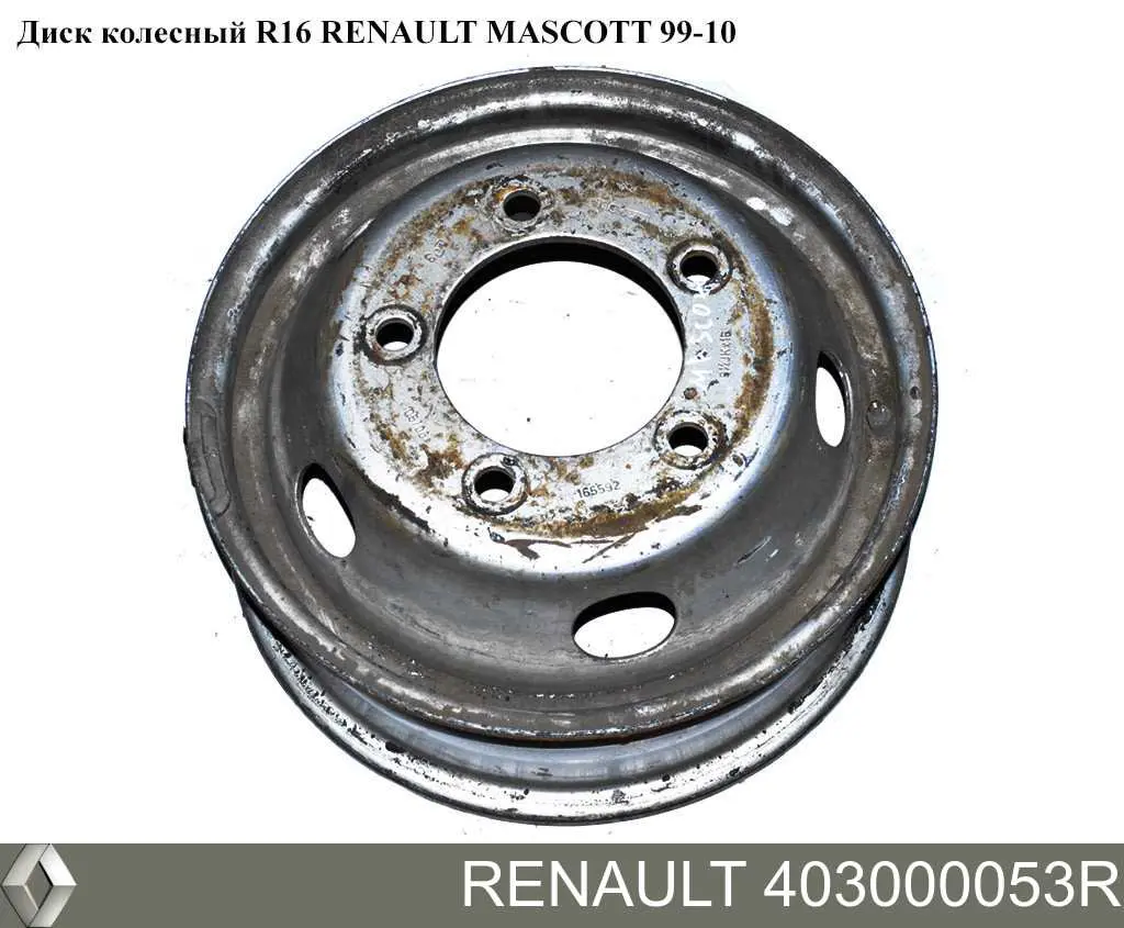 Ruedas De Acero (Estampado) Renault (RVI) 403000053R precio, desde 122,97 EUR