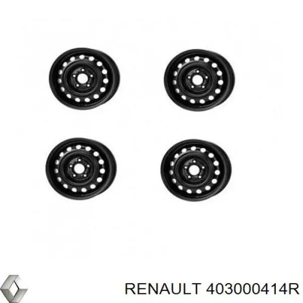 403000414R Renault (RVI) llantas de acero (estampado)