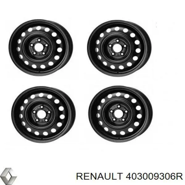 403009306R Renault (RVI) Llantas de acero (Estampado)