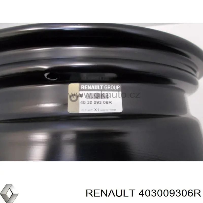 403009306R Renault (RVI) ruedas de acero (estampado)