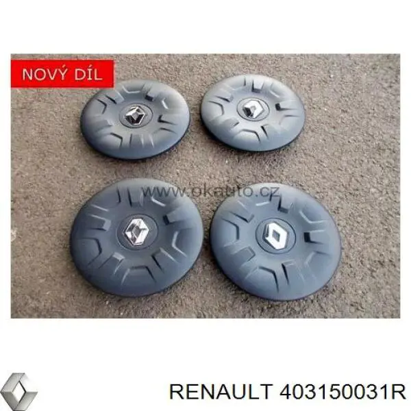 Tapacubo Renault (RVI) 403150031R precio, desde 27,81 EUR