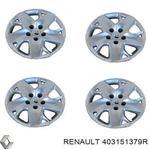 403151379R Renault (RVI) tapacubos de ruedas