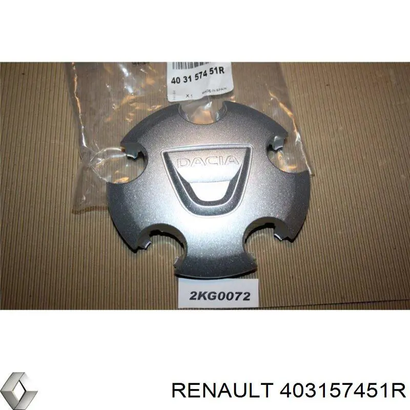 Tapacubo Renault (RVI) 403157451R precio, desde 30,25 EUR
