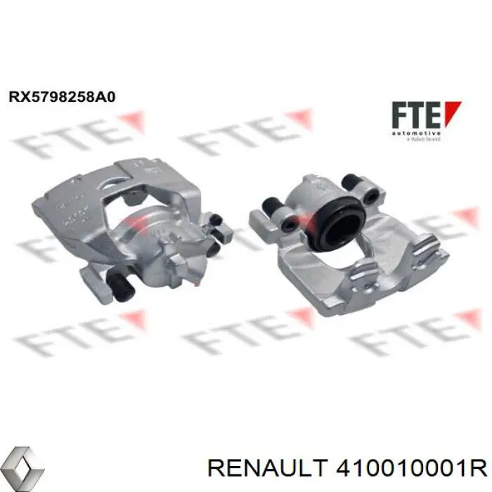 410010001R Renault (RVI) pinza de freno delantera derecha