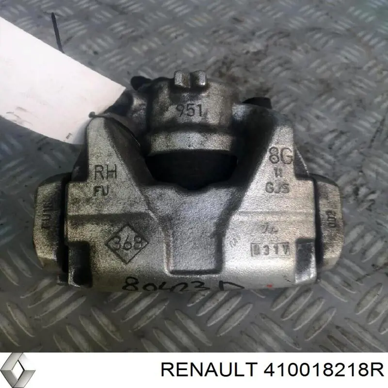 410018218R Renault (RVI) pinza de freno delantera derecha