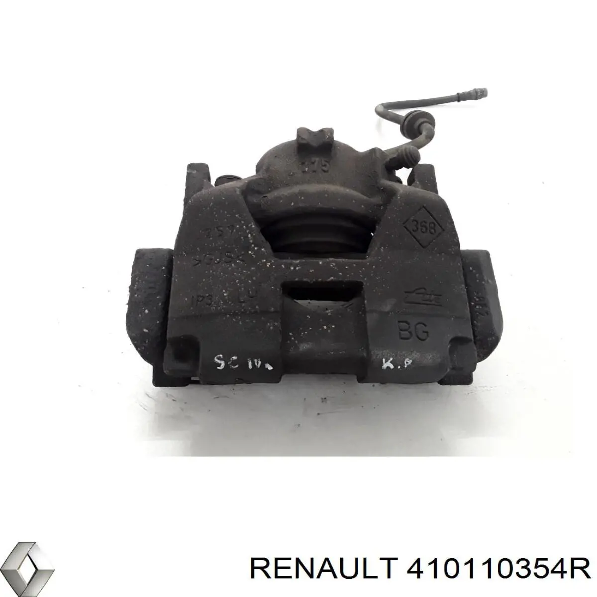 410110354R Renault (RVI) pinza de freno delantera izquierda