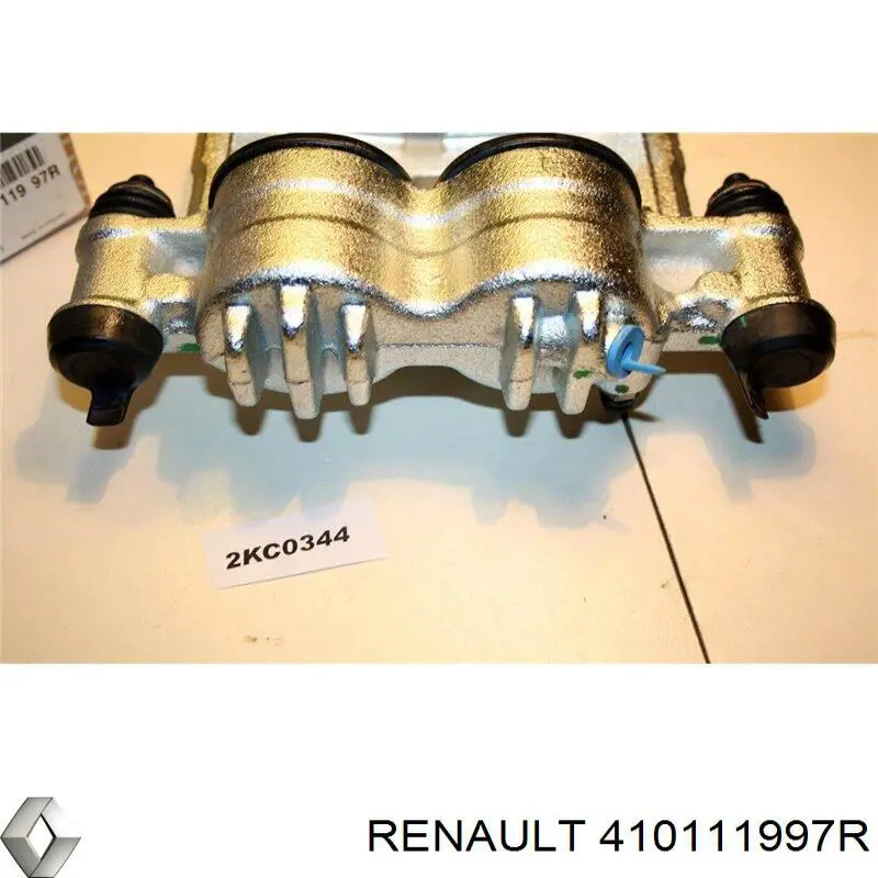 410111997R Renault (RVI) pinza de freno delantera izquierda