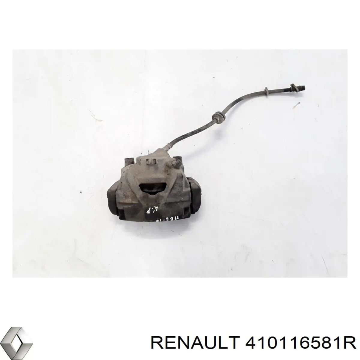 410116581R Renault (RVI) pinza de freno delantera izquierda
