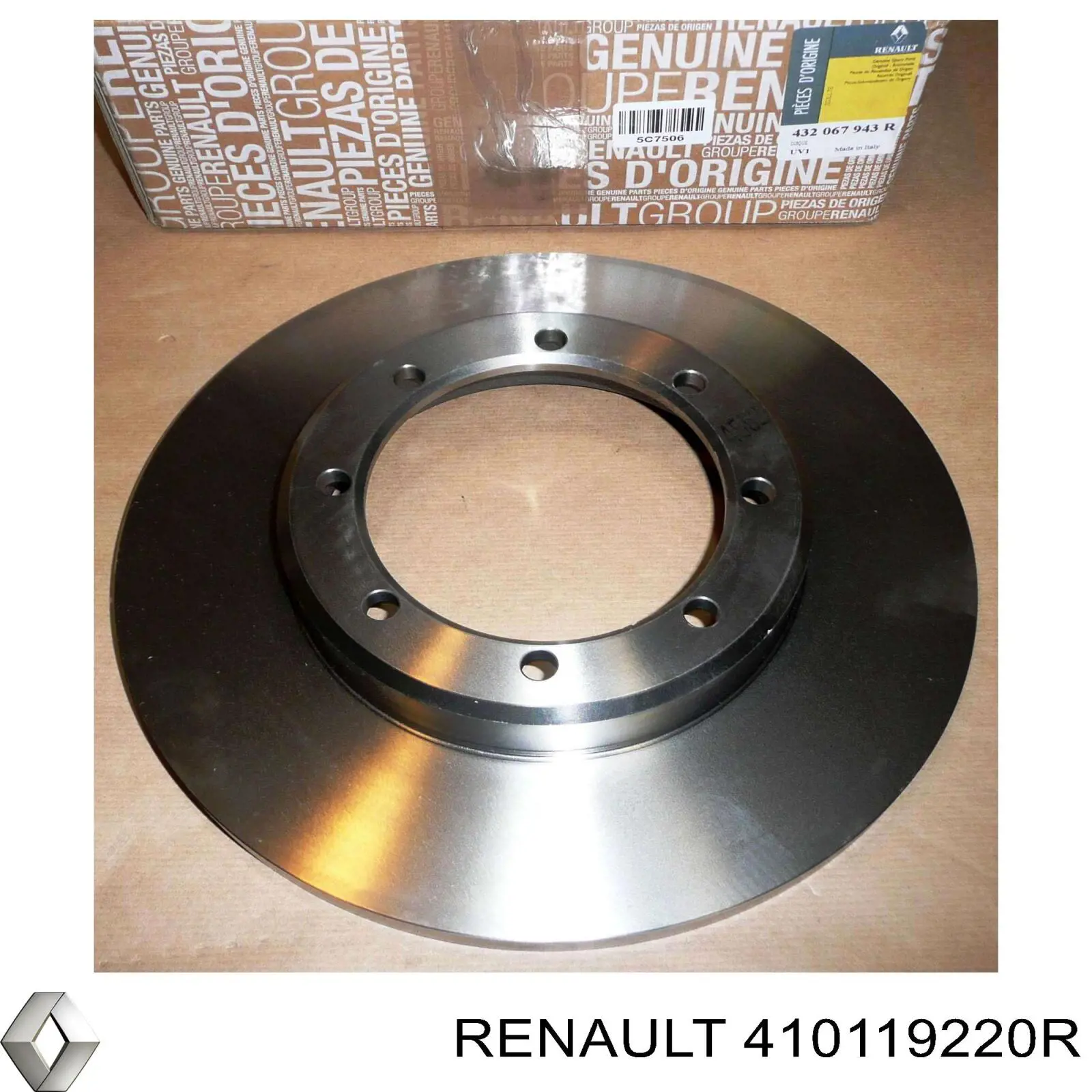 Pinza de freno delantera izquierda Renault (RVI) 410119220R precio, desde 97,30 EUR