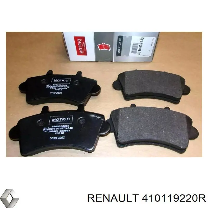 Comprar 410119220R Renault (RVI) Pinza de freno delantera izquierda