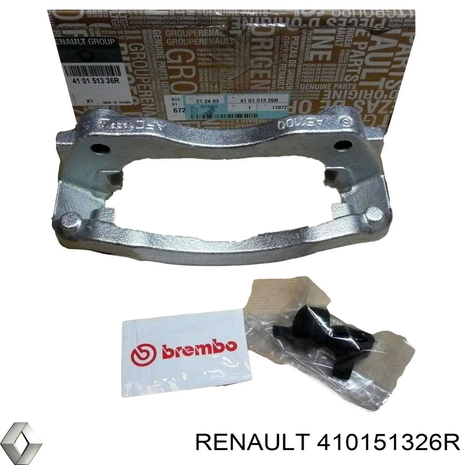 Comprar 410151326R Renault (RVI) Soporte de la pinza de freno delantera