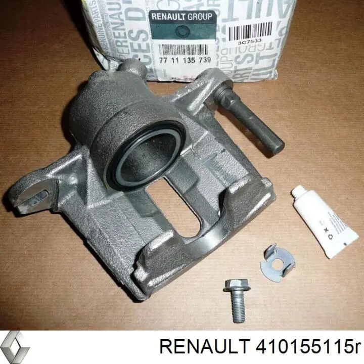Soporte de la pinza de freno delantera Renault (RVI) 410155115R precio, desde  
