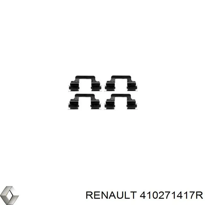 410271417R Renault (RVI) conjunto de muelles almohadilla discos delanteros