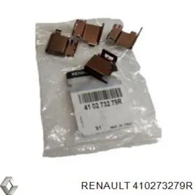 410273279R Renault (RVI) conjunto de muelles almohadilla discos delanteros