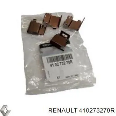 Juego de resortes de sujeción de pastillas de freno delanteras Renault (RVI) 410273279R precio, desde 5,96 EUR