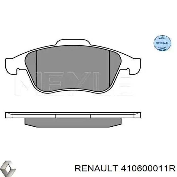 Pastillas de freno 410600011R Renault (RVI)