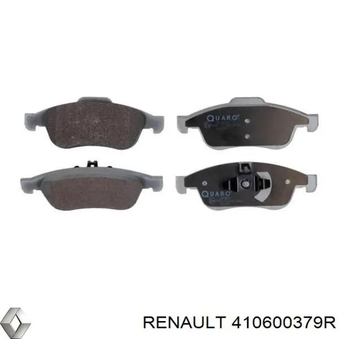 Pastillas de freno 410600379R Renault (RVI)