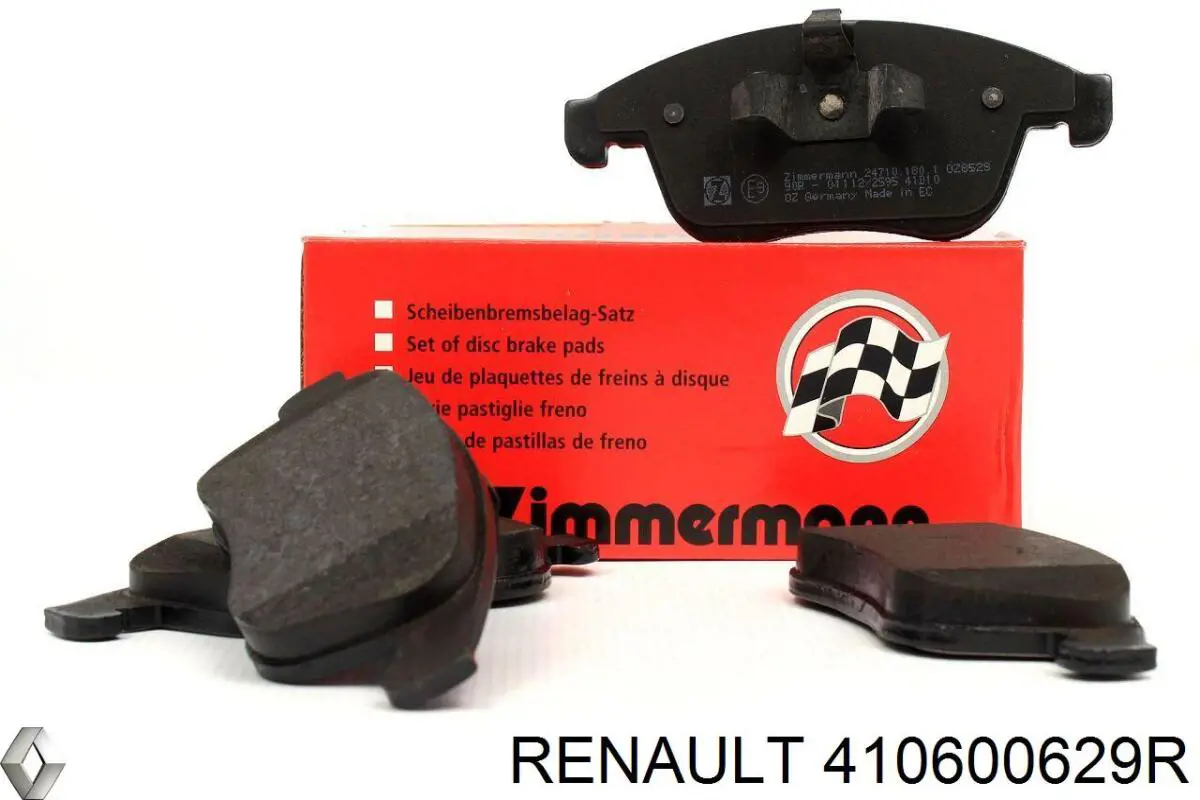 410600629R Renault (RVI) Pastillas delanteras