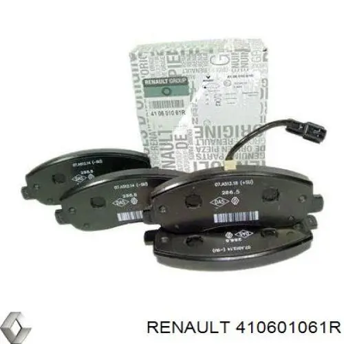 410601061R Renault (RVI) pastillas de freno delanteras
