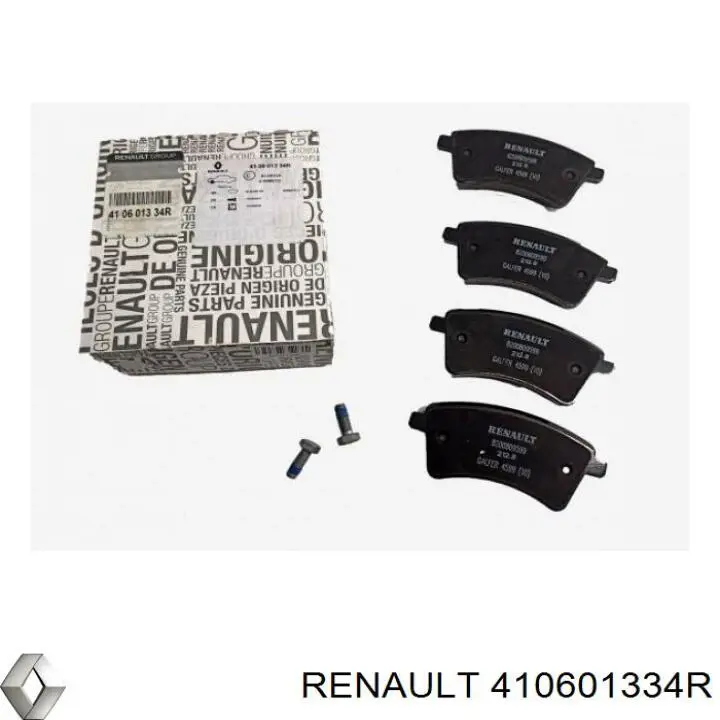 Comprar 410601334R Renault (RVI) Pastillas delanteras de freno
