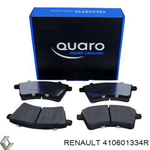 Pastillas de freno delanteras Renault (RVI) 410601334R