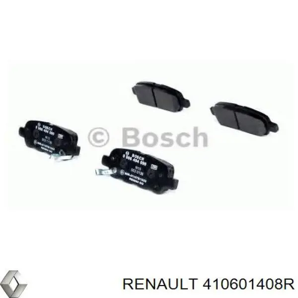 Pastillas traseras de freno Renault (RVI) 410601408R precio, desde 19,11 EUR